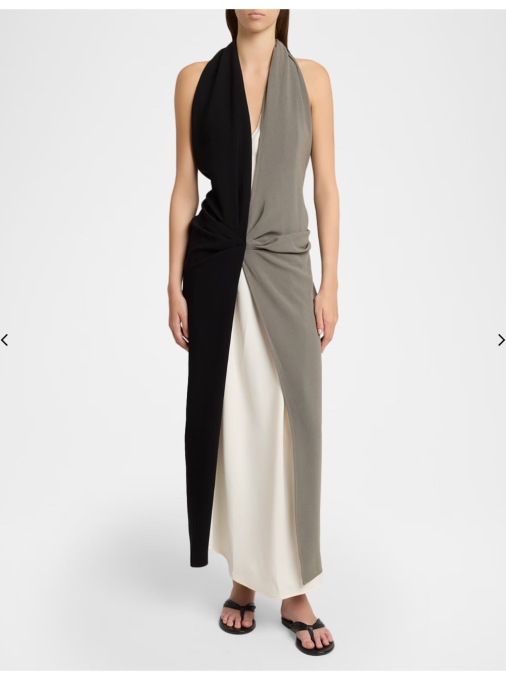 Proenza Schouler Elsa Draped Matte Crepe Dress